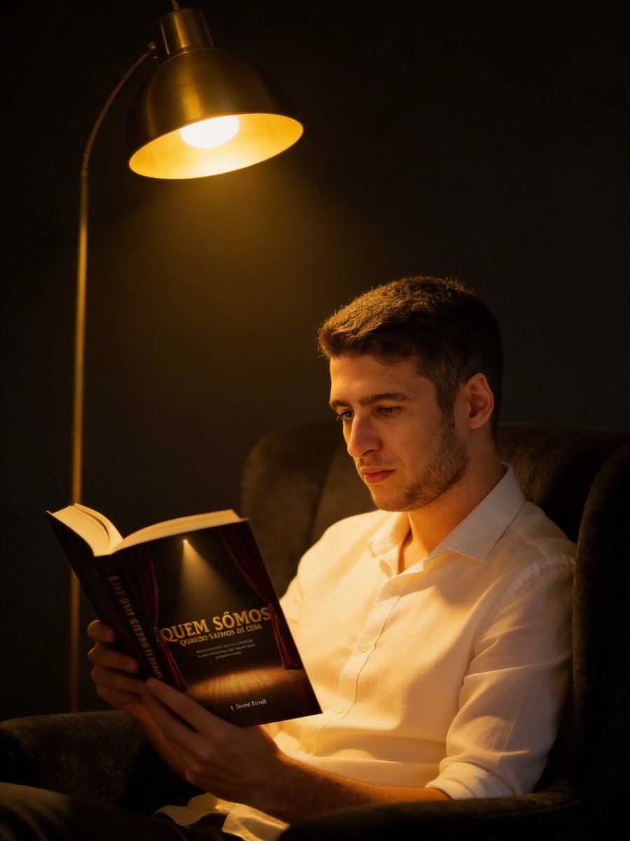 Daniel Borelli lendo